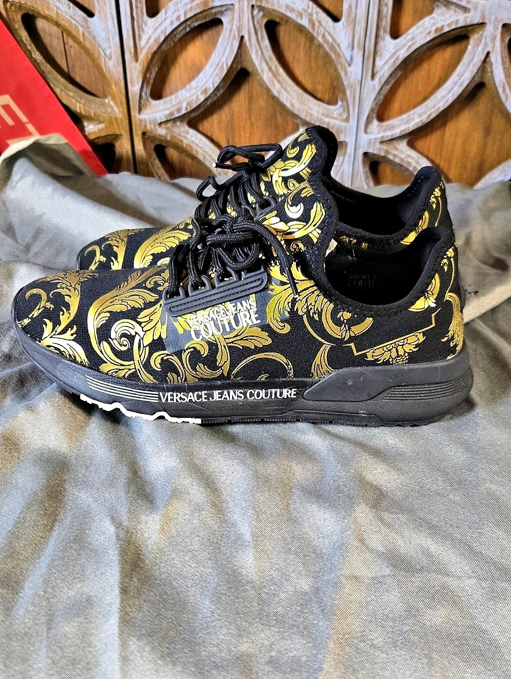 Versace Jeans Couture Sneakers Black Gold